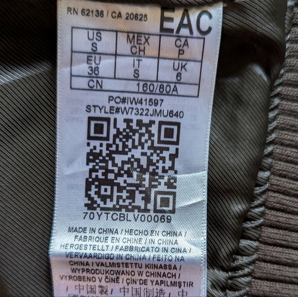 Guess, women's small, bomber jacket, faux leather - Picture 3 of 7